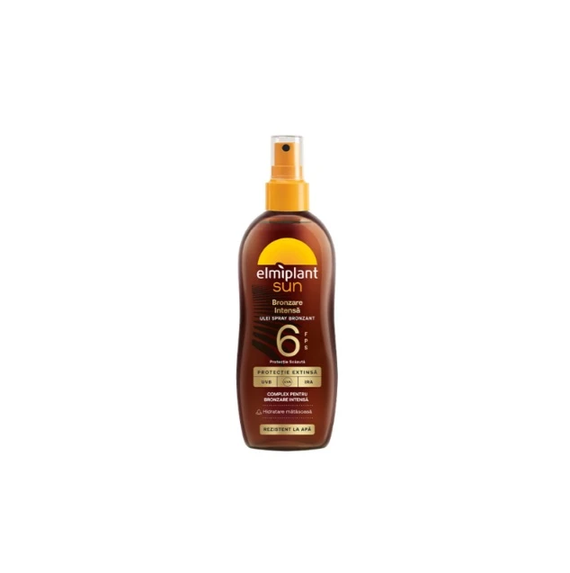 Ulei Spray 150 ml Bronzare Rapida FPS6 Elmiplant Sun